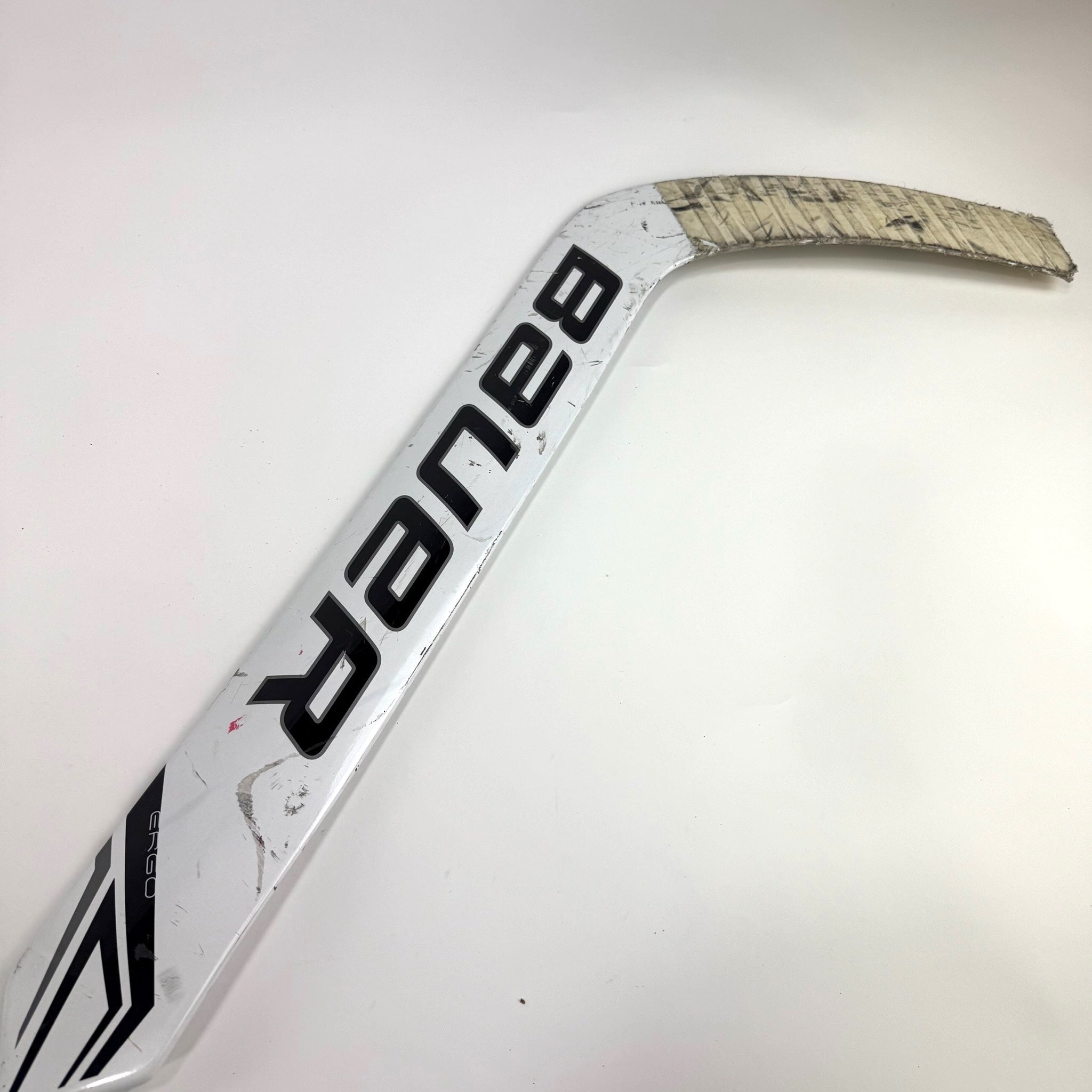 Used Regular White/Black Bauer GSX Goalie Stick | 25" Paddle P31 Curve | F297