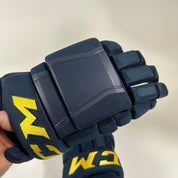 Brand New Navy CCM HG97 Gloves St. Louis Blues 15"