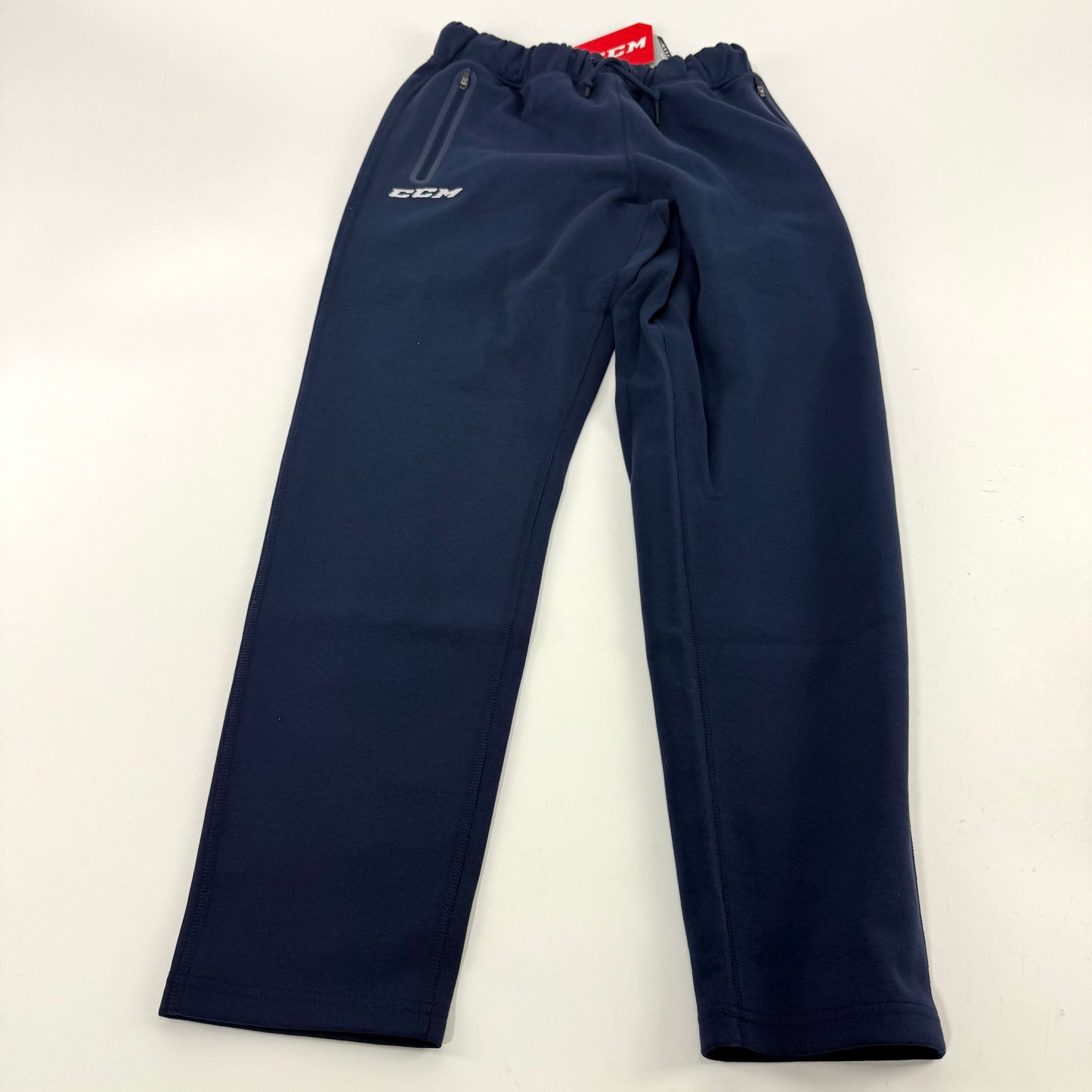 New Navy CCM Youth Premium Tapered Fleece Pant | Youth XL | #191520015695