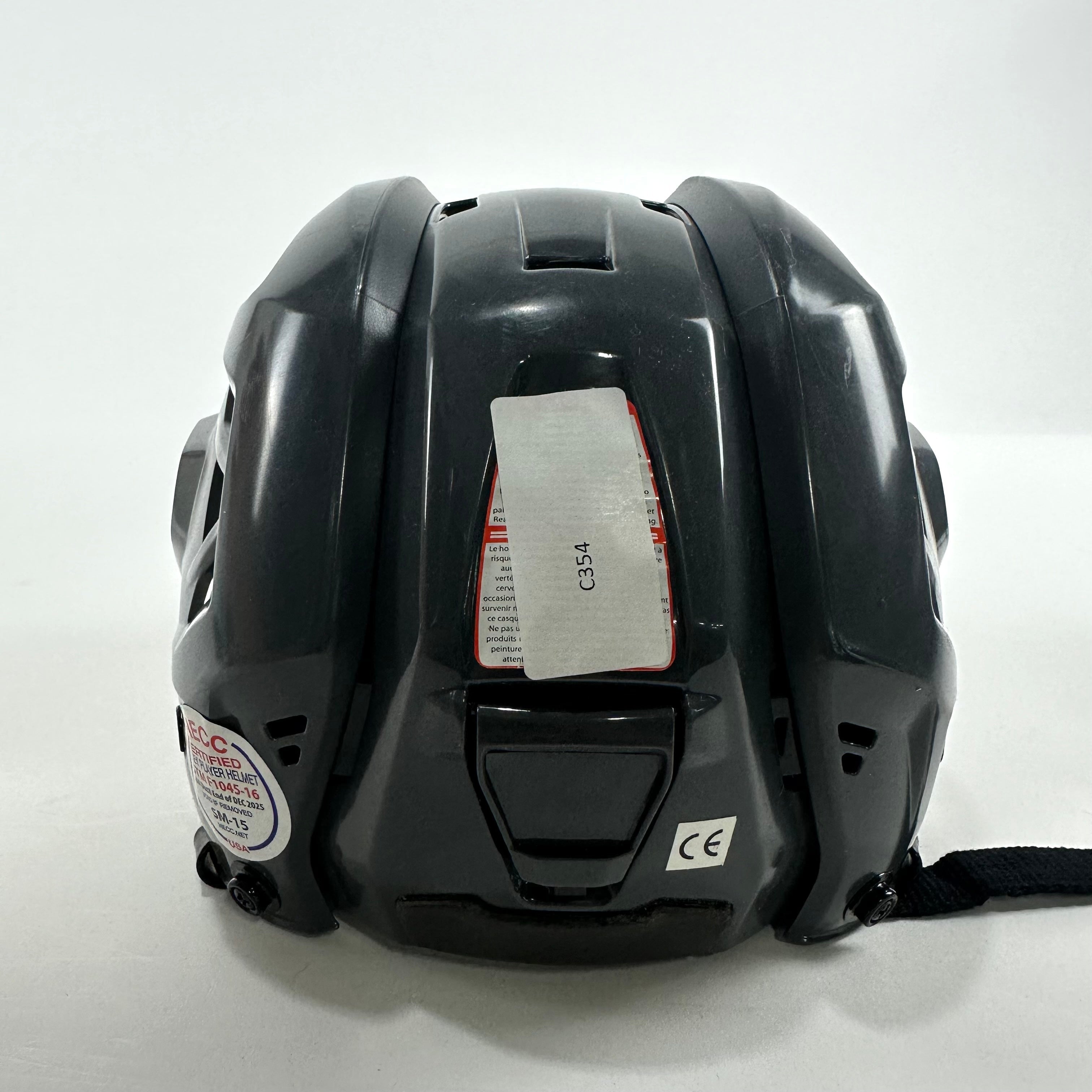 Used Grey CCM Tacks 110 Helmet | Senior small C354