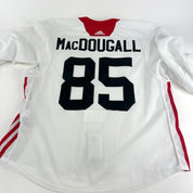 MACDOUGALL #85 - White Chicago Blackhawks Camp / Practice Jersey - Adidas MIC Size 58 - Top Flight Hockey