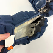 Used Navy CCM 4Roll Gloves | 15" | D375