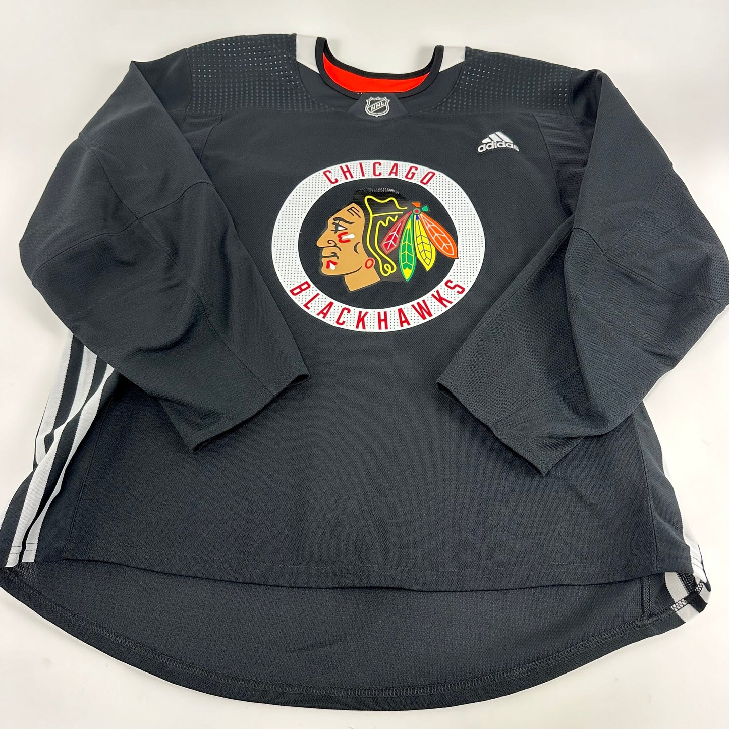 SERPA #29 - Black Chicago Blackhawks Practice Jersey - Adidas MIC Size 56