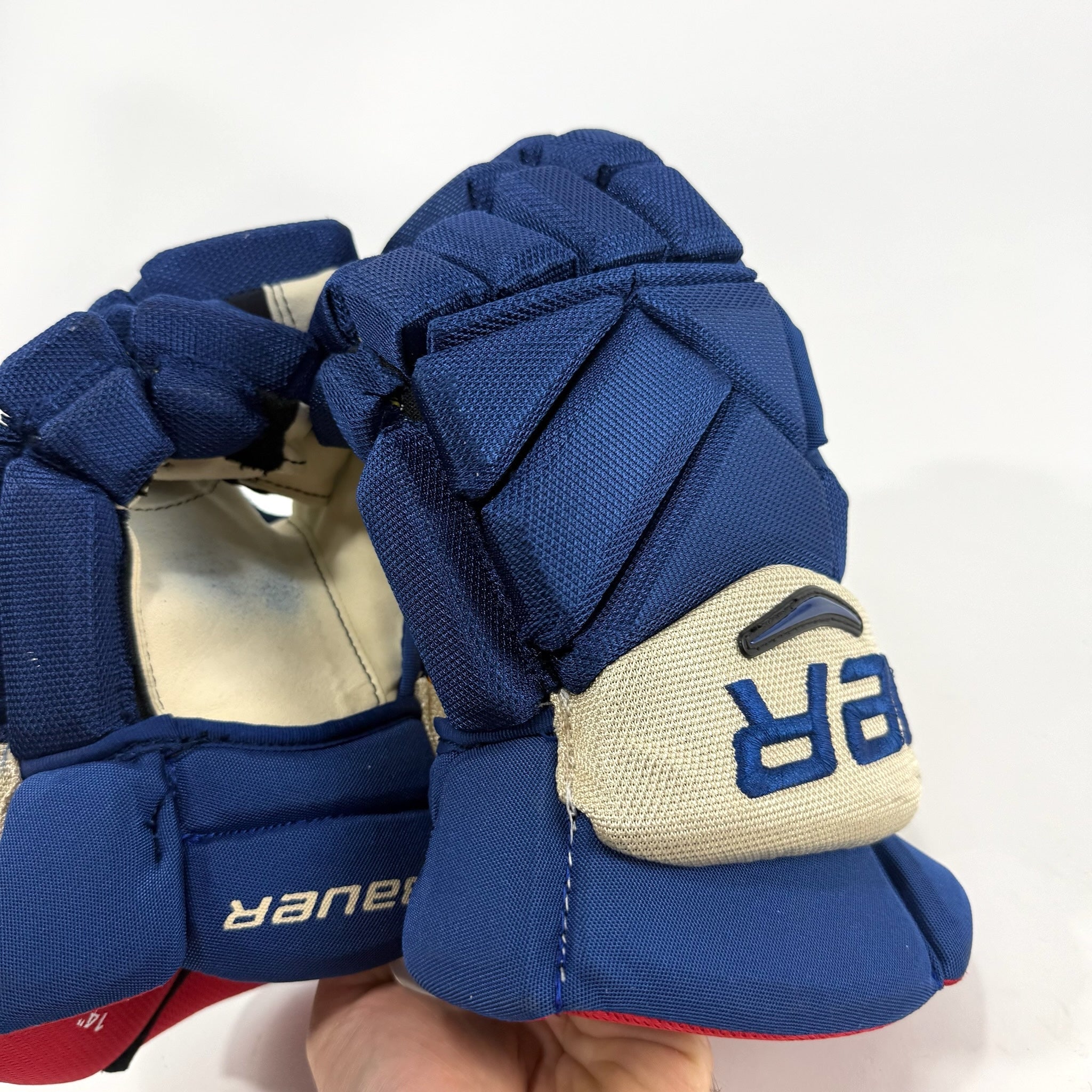 Used Once STL Blues Winter Classic Bauer Vapor 1x Pro Gloves | 14" | D109 - Top Flight Hockey