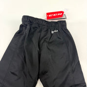 New Black CCM Youth Team Training Cuffed Pant | Youth XXS | #888600283654 - Top Flight Hockey