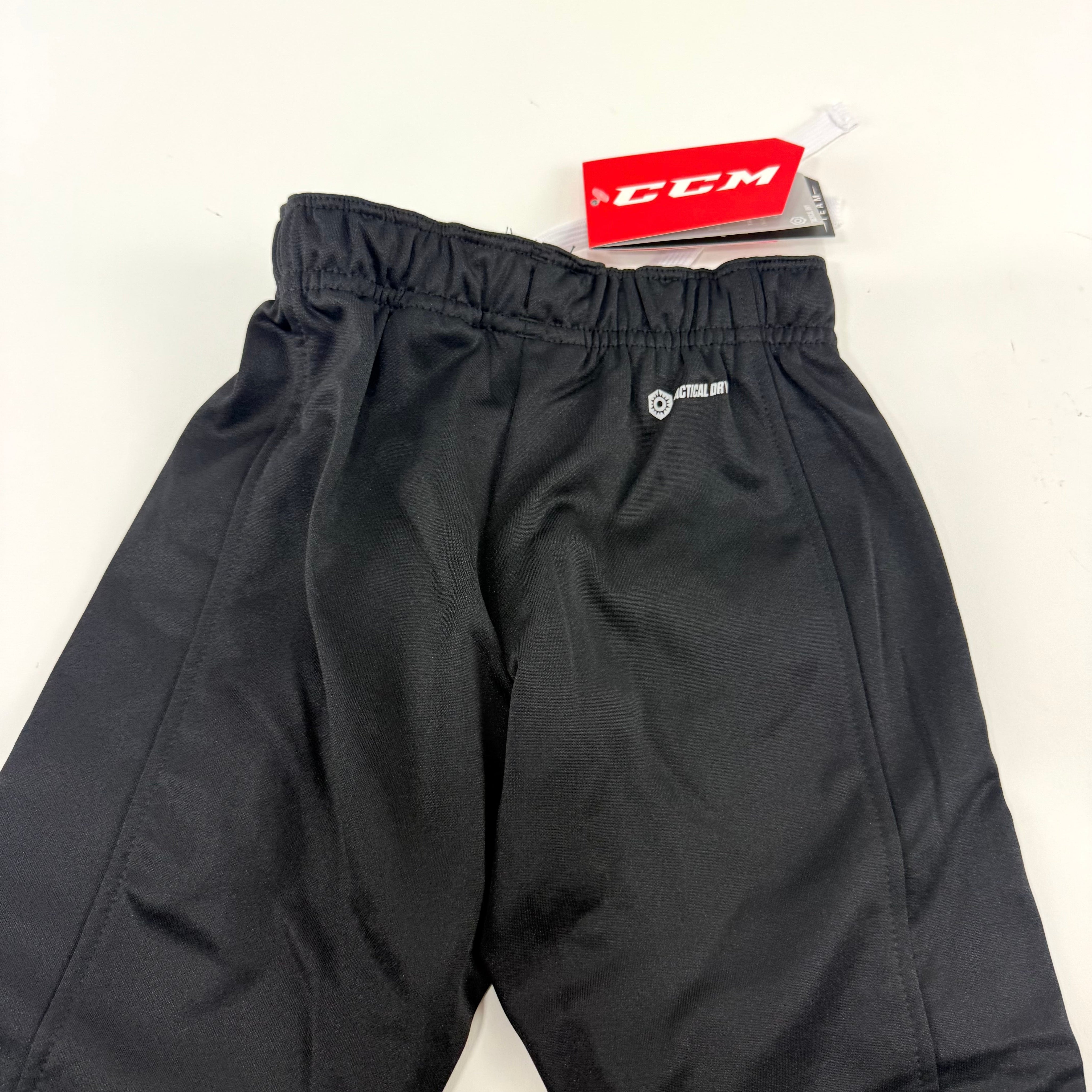 New Black CCM Youth Team Training Cuffed Pant | Youth XXS | #888600283654 - Top Flight Hockey