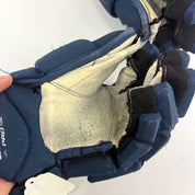 Used Navy CCM Jetspeed Pro Gloves | 14" | D357