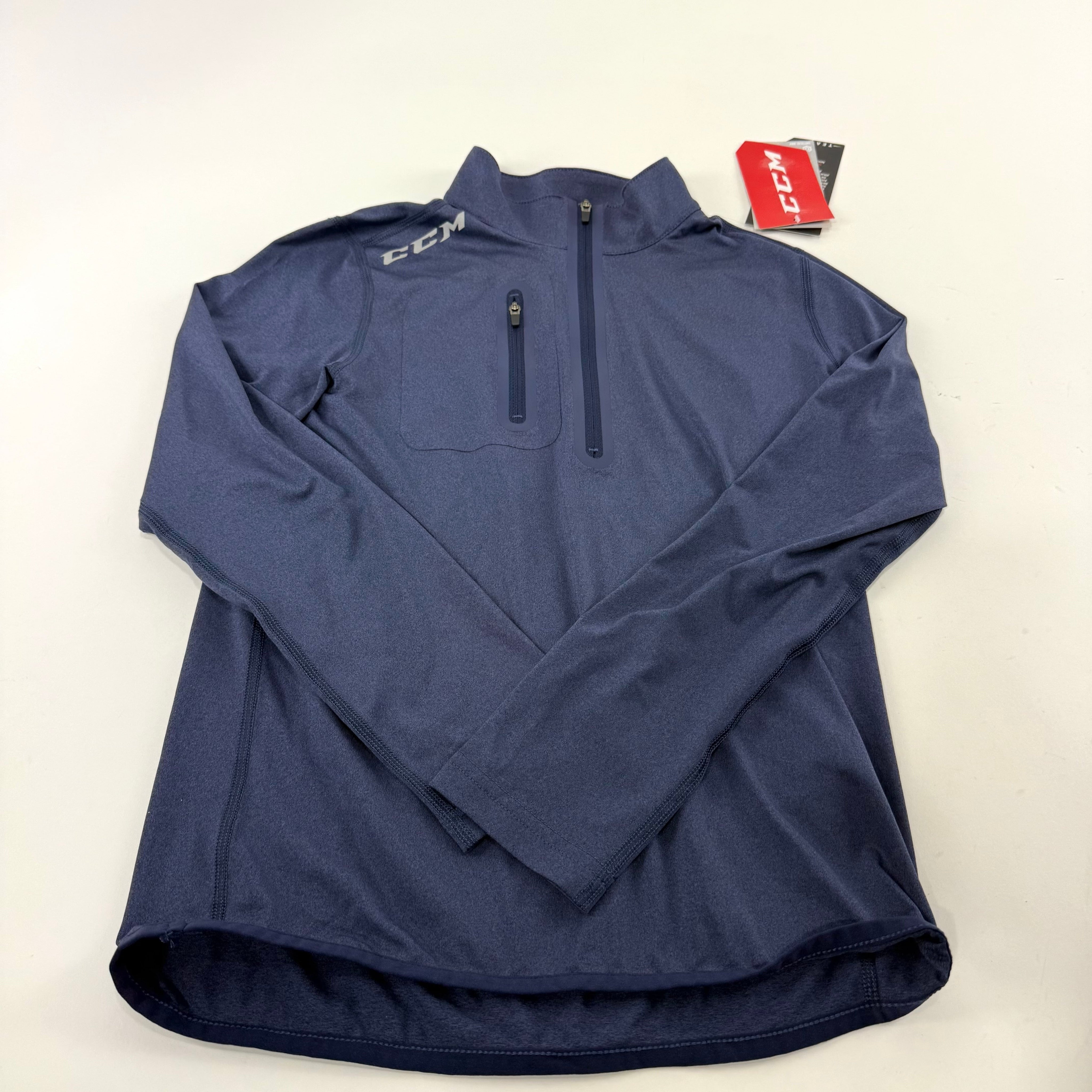 2 Zip Long Sleeve Shirt | Youth M | #191520221898 - Top Flight Hockey