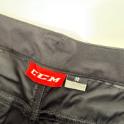 New Black CCM Mens Travel Pant | 30" | #888600717777 - Top Flight Hockey