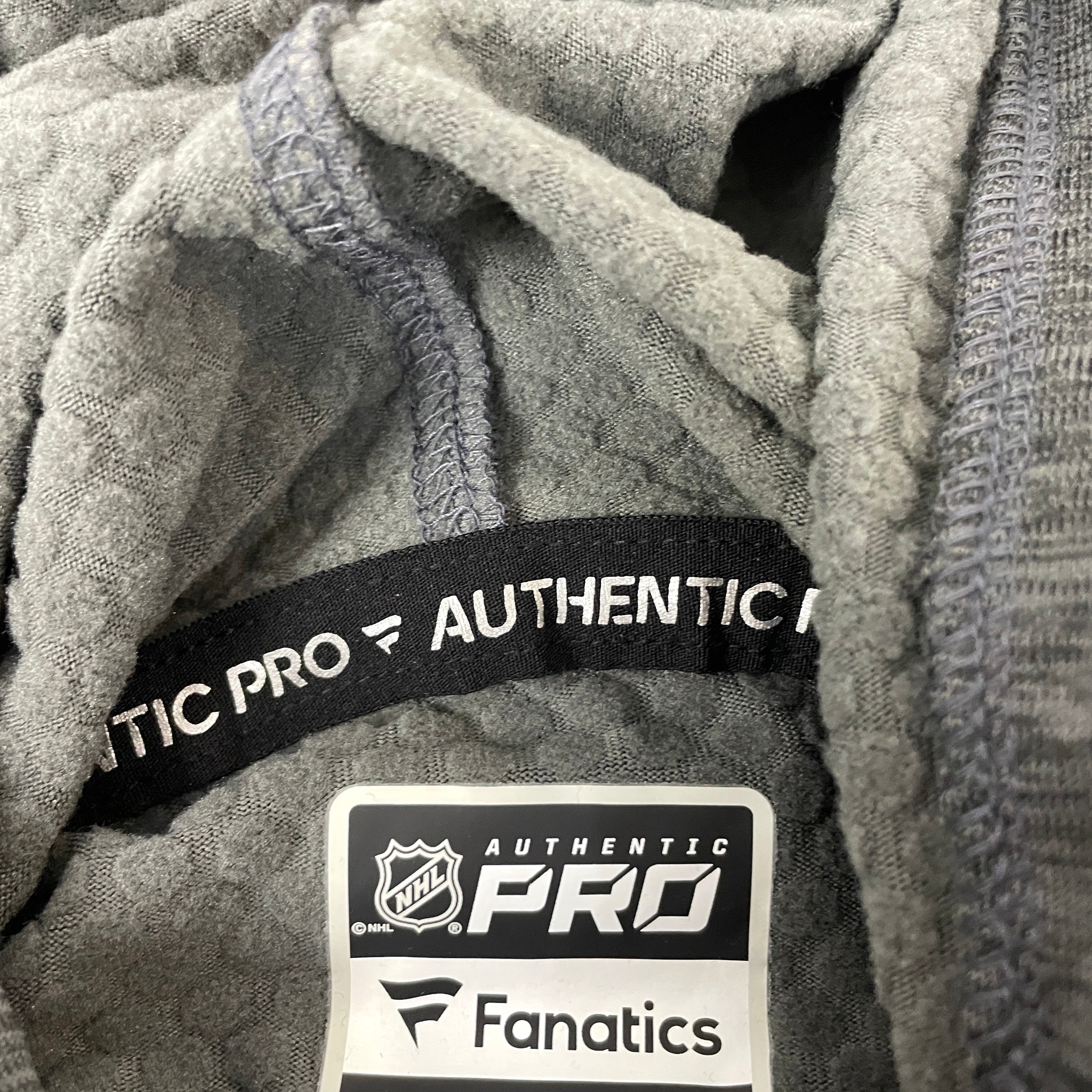 Brand New Dark Grey Fanatics Pro Team Issued Short Sleeve Hoodie | Vegas Golden Knights Medium - Top Flight Hockey