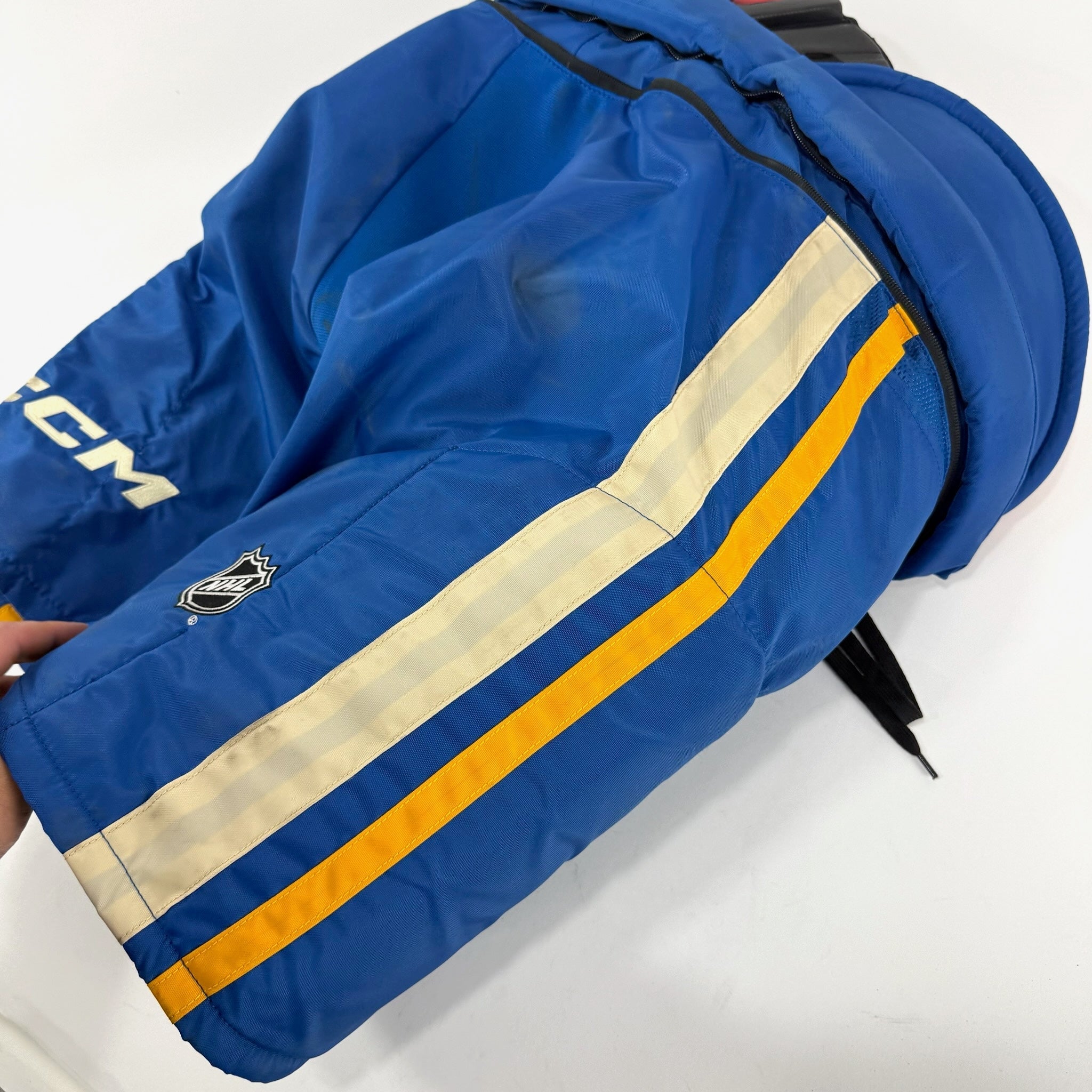 Used STL Blues Winter Classic CCM HP45 Pants | Large | Bolduc | D199 - Top Flight Hockey