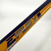New Regular Blue/Yellow Eflex 5 Pro Lite Goalie Stick | 24" Paddle Heel Curve | Saros | R627 - Top Flight Hockey
