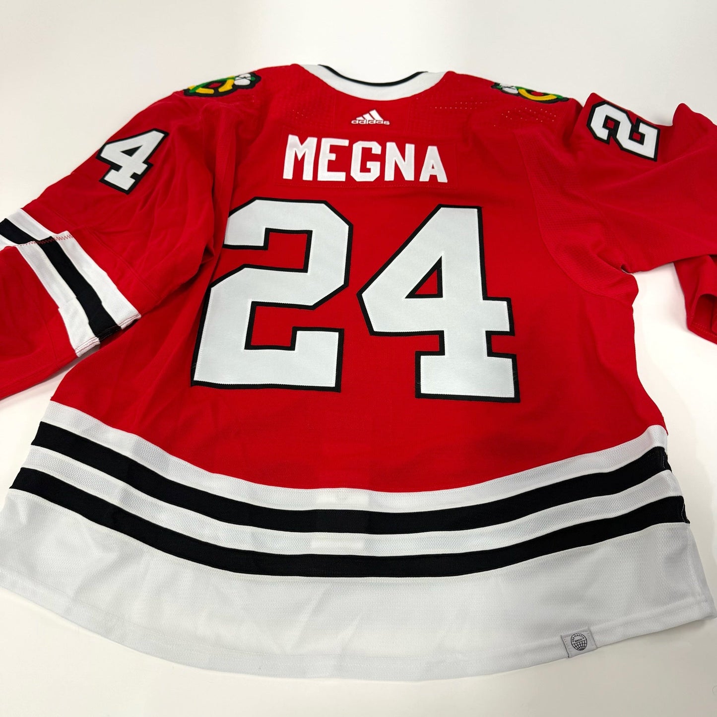 Jaycob Megna #24 Home Chicago Blackhawks Team Issued Jersey 2023-2024 | 25650