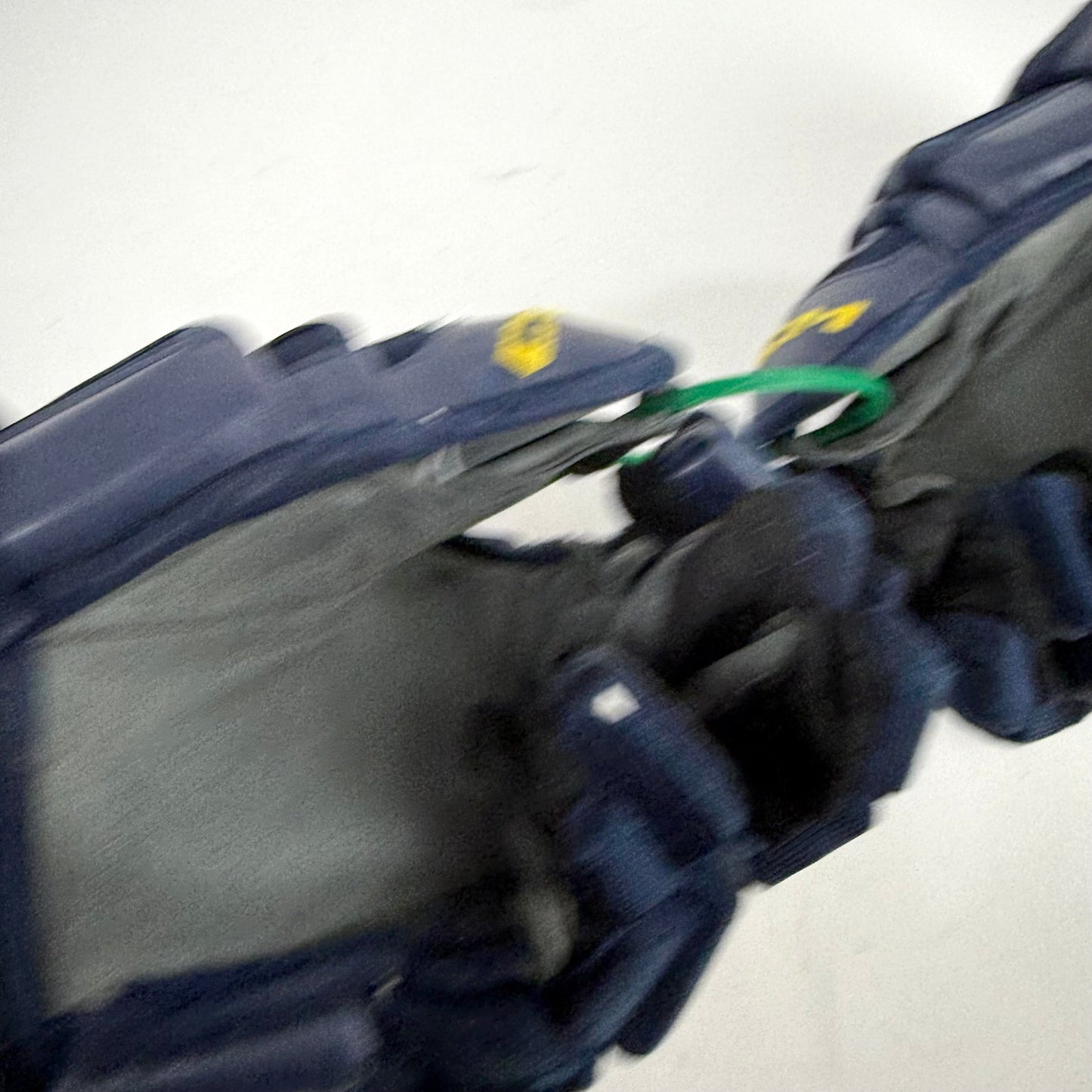Used Stl Blues Navy CCM HGCL Gloves | 13" | Puvrenovic | D98