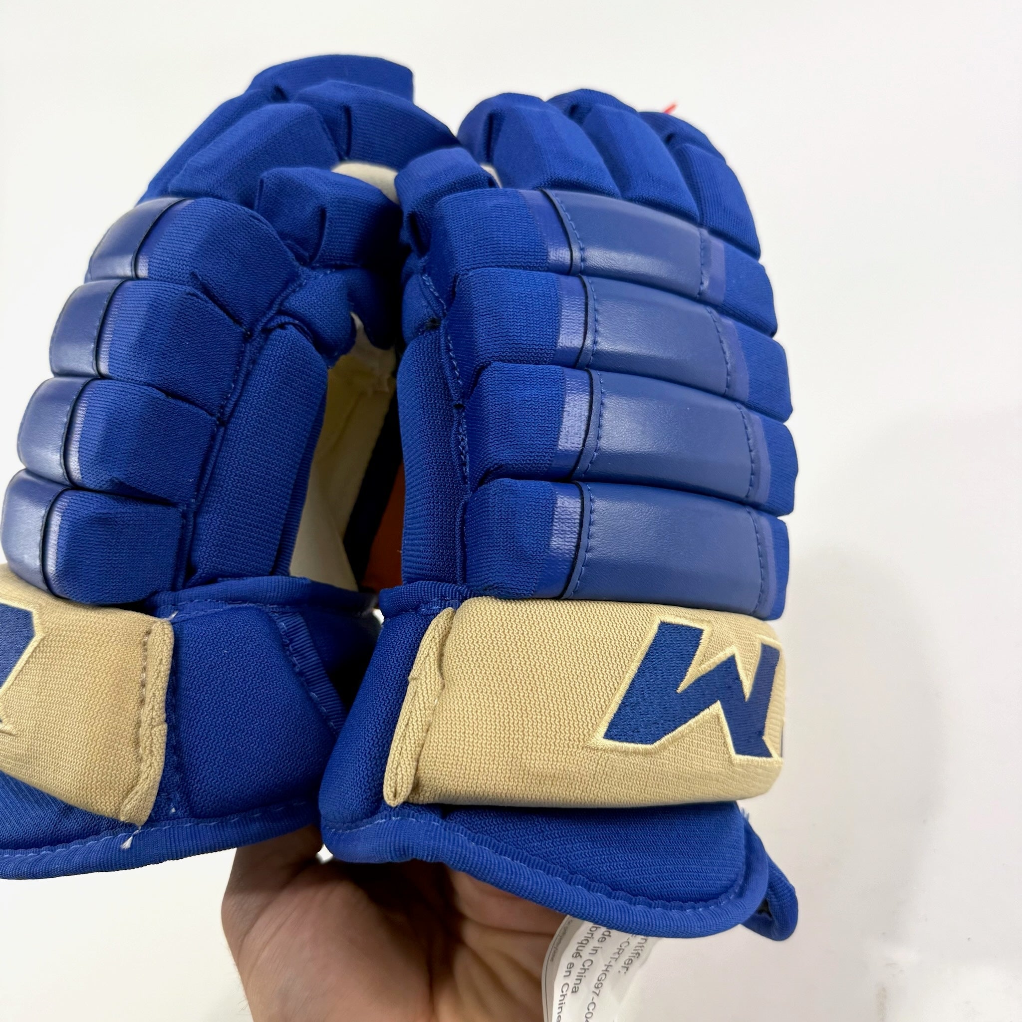 New STL Blues Heritage CCM HG97 Gloves | 14" | D130 - Top Flight Hockey