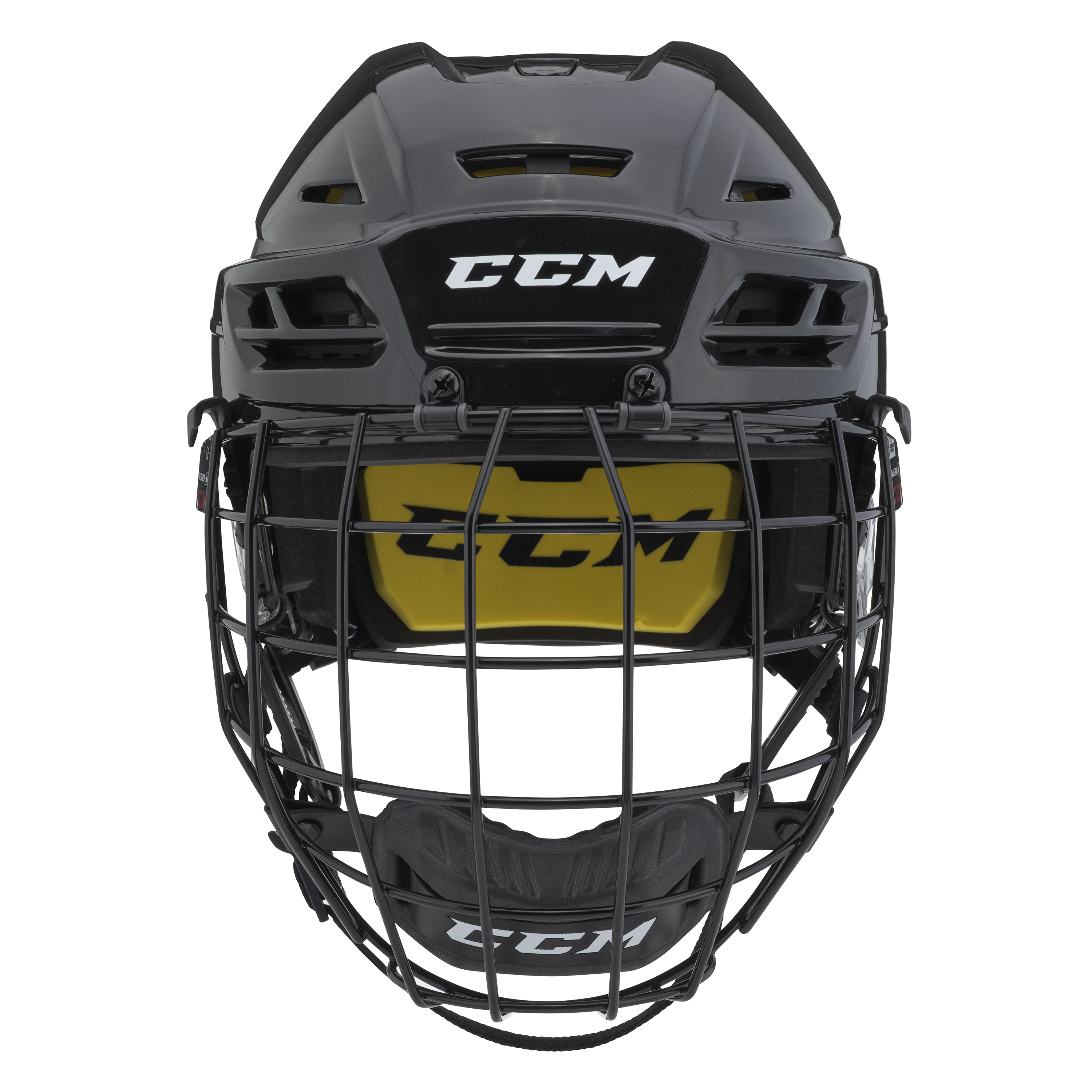 New Black Senior Small CCM Tacks 210 Helmet and Cage Combo - Top Flight Hockey