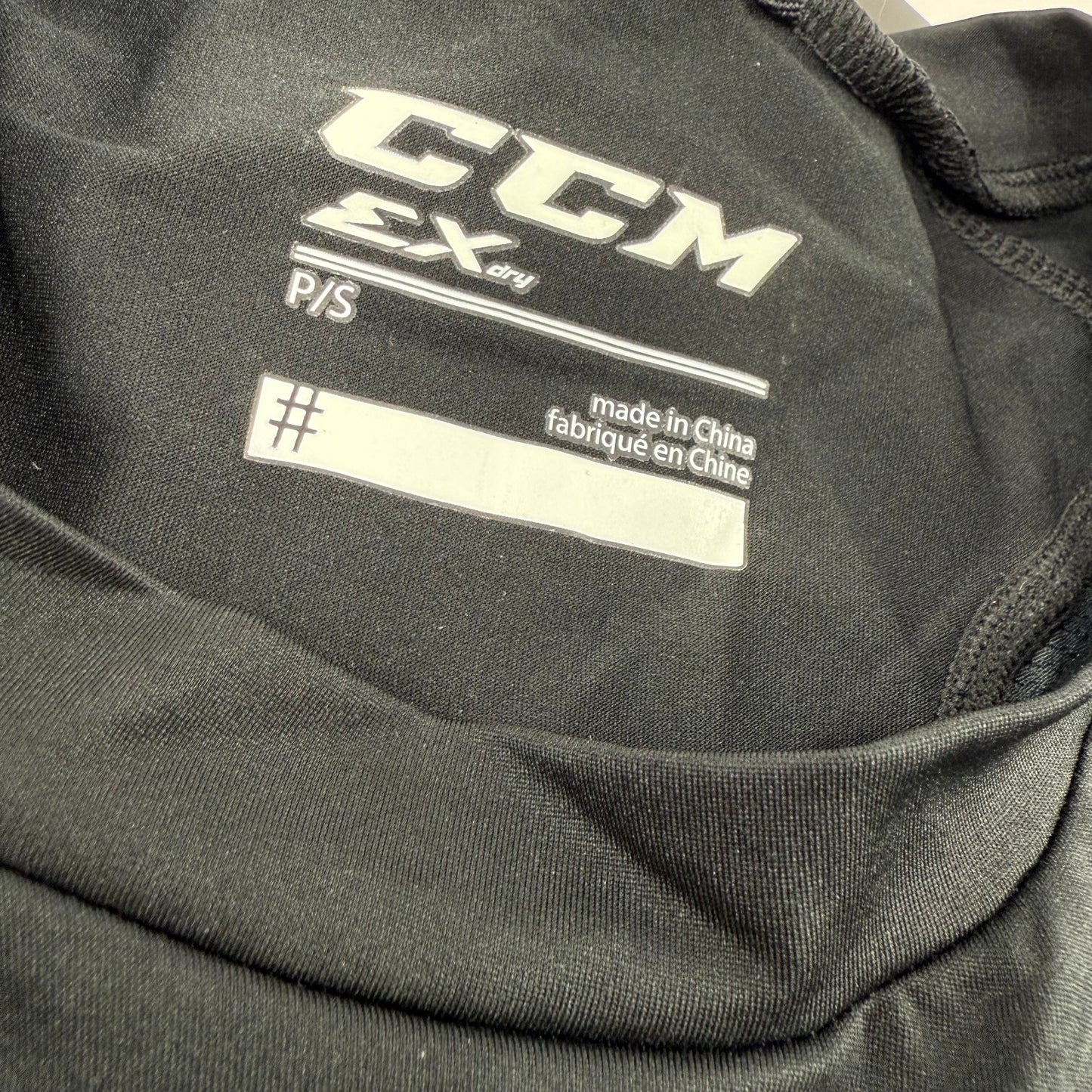 New Black Mens CCM Compression Short Sleeve Shirt | Senior S | #191520514709 - Top Flight Hockey