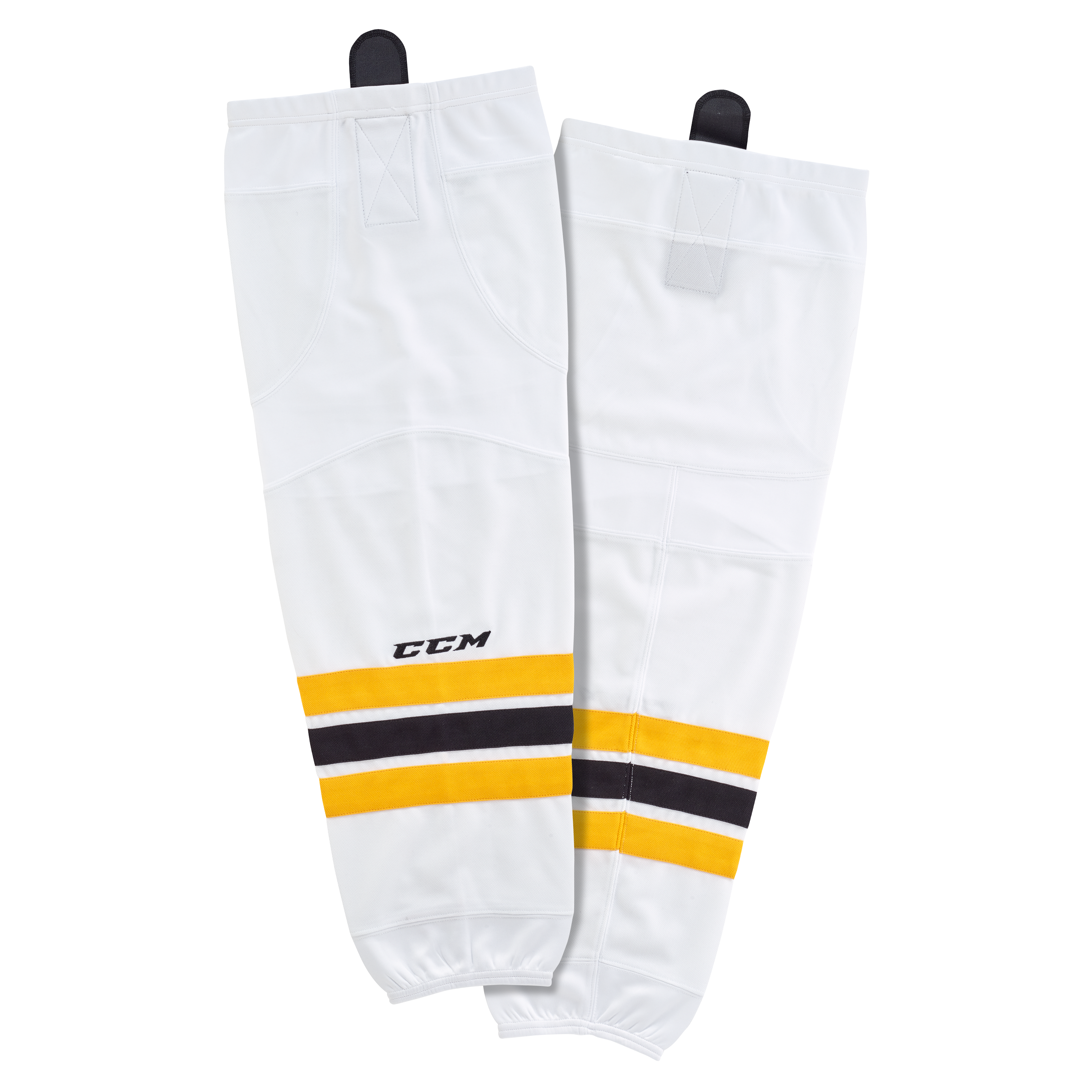 Brand New - Boston Bruins Away CCM Quicklite 8000 Hockey Socks - Senior - Top Flight Hockey