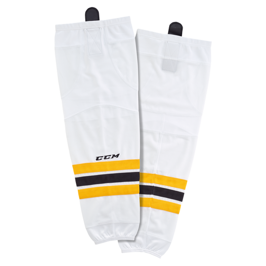 Brand New - Boston Bruins Away CCM Quicklite 8000 Hockey Socks - Senior