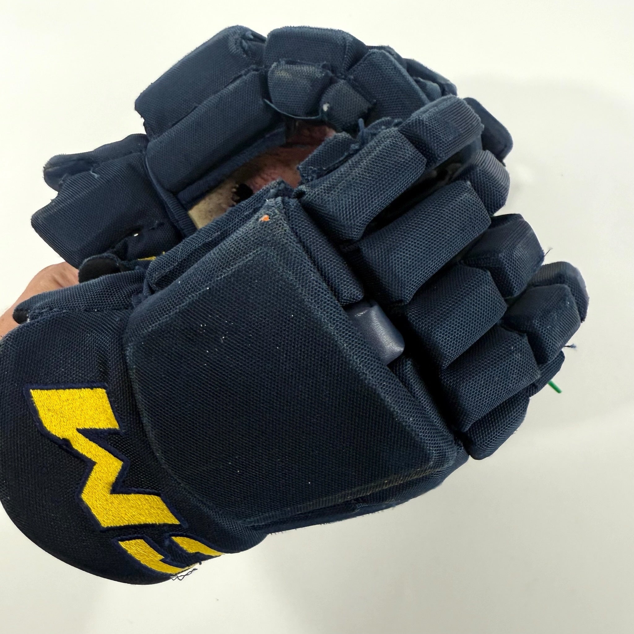Used Navy STL Blues CCM HGTKPP Gloves | 13" | McGing | D99