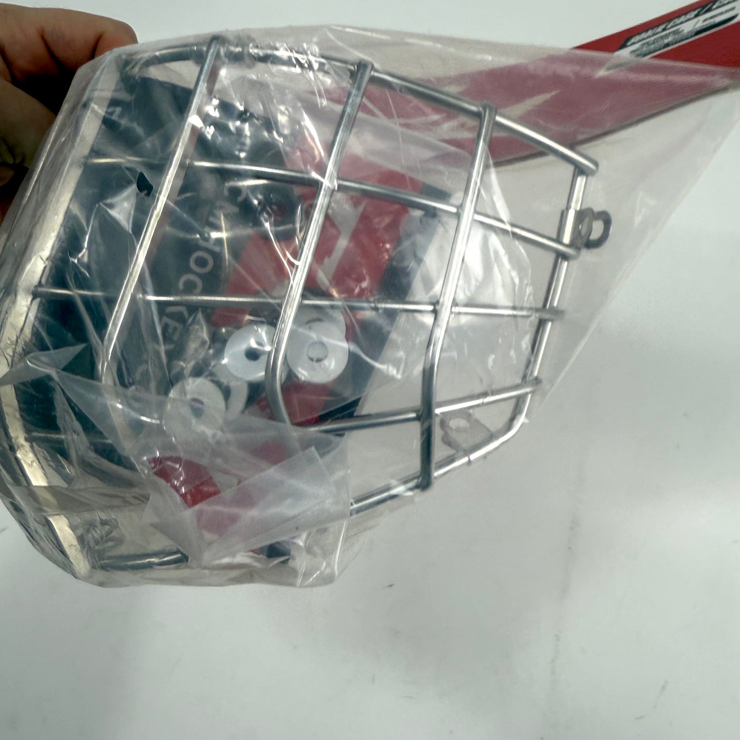 New CCM Chrome STL Facemask | Senior M/L | #888600292526