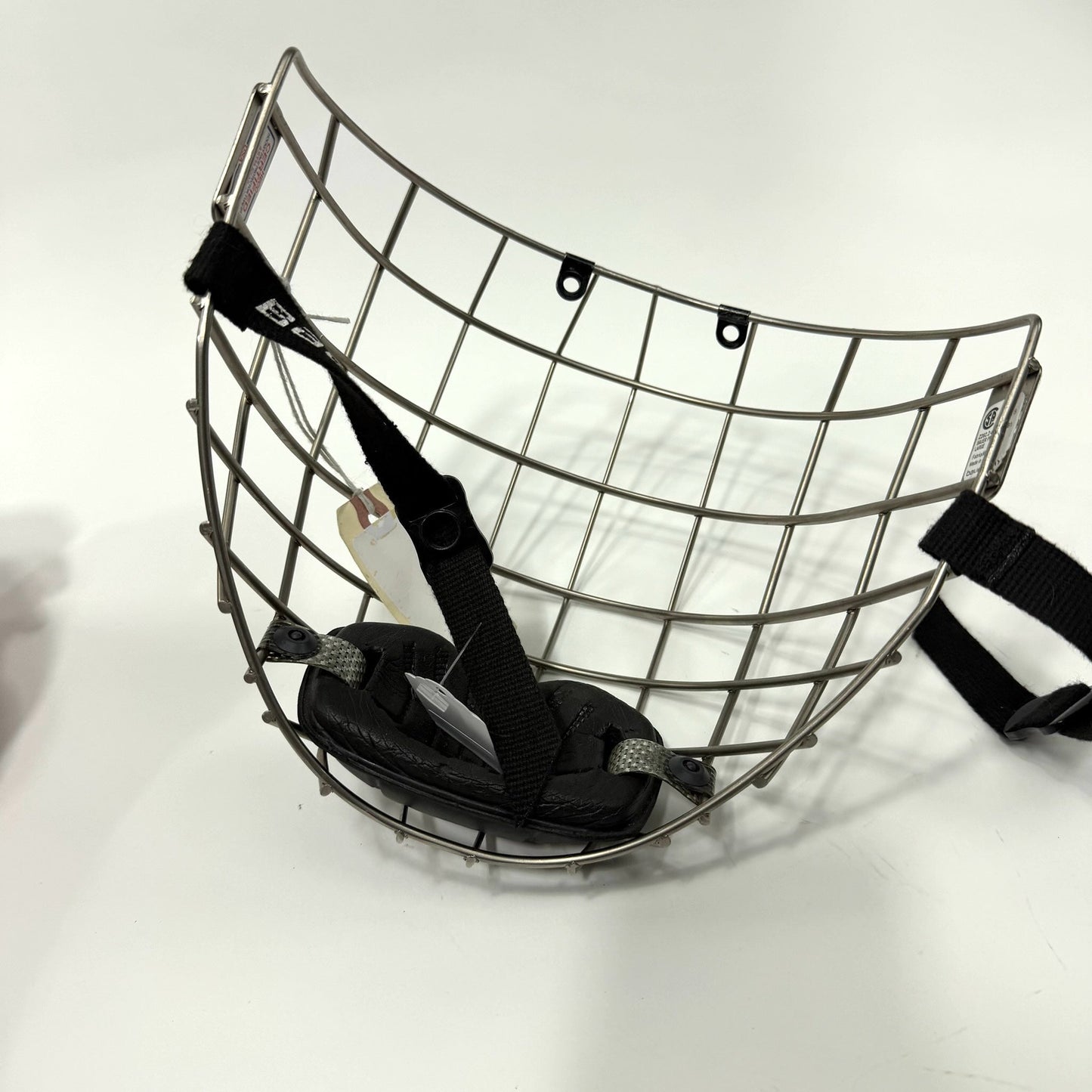Like New Silver Bauer Profile III Cage | Large | AB820