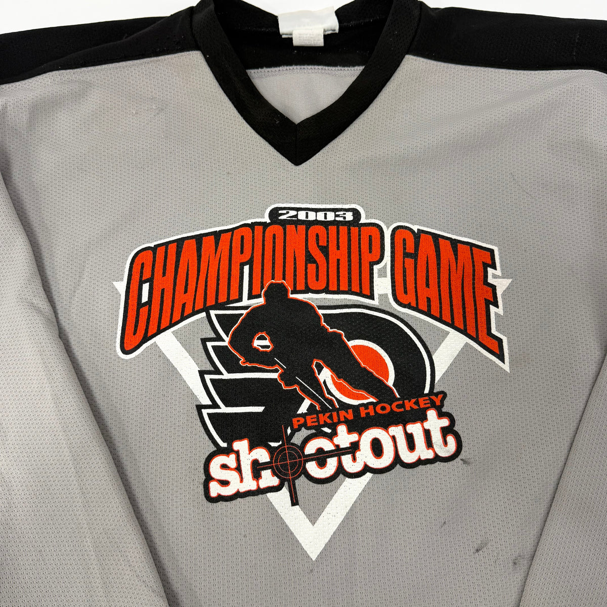 Used Grey Perkin Hockey Shootout Jersey | Senior XL | AB207