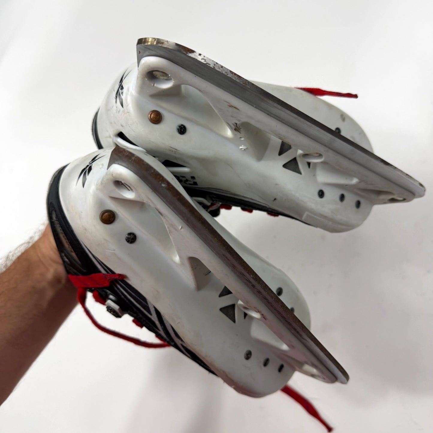 Used Reebok 4k Goalie Skates | Size 2 D | AB487