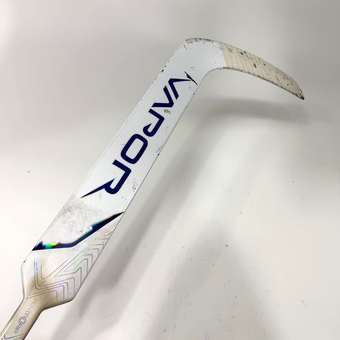 Used Regular White/Red Bauer Flylite Goalie Stick | 24" Paddle P34 Curve | AB708