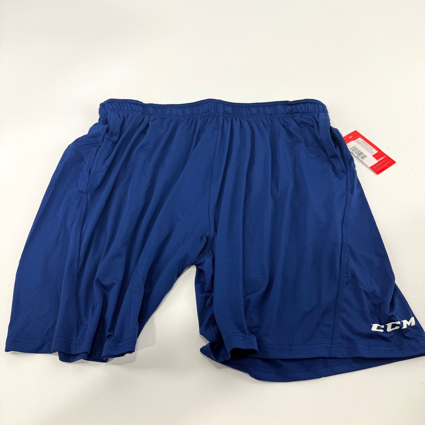 New Navy CCM Mens Loose Fit Short with Pockets | Senior XXL | #191520509729 - Top Flight Hockey
