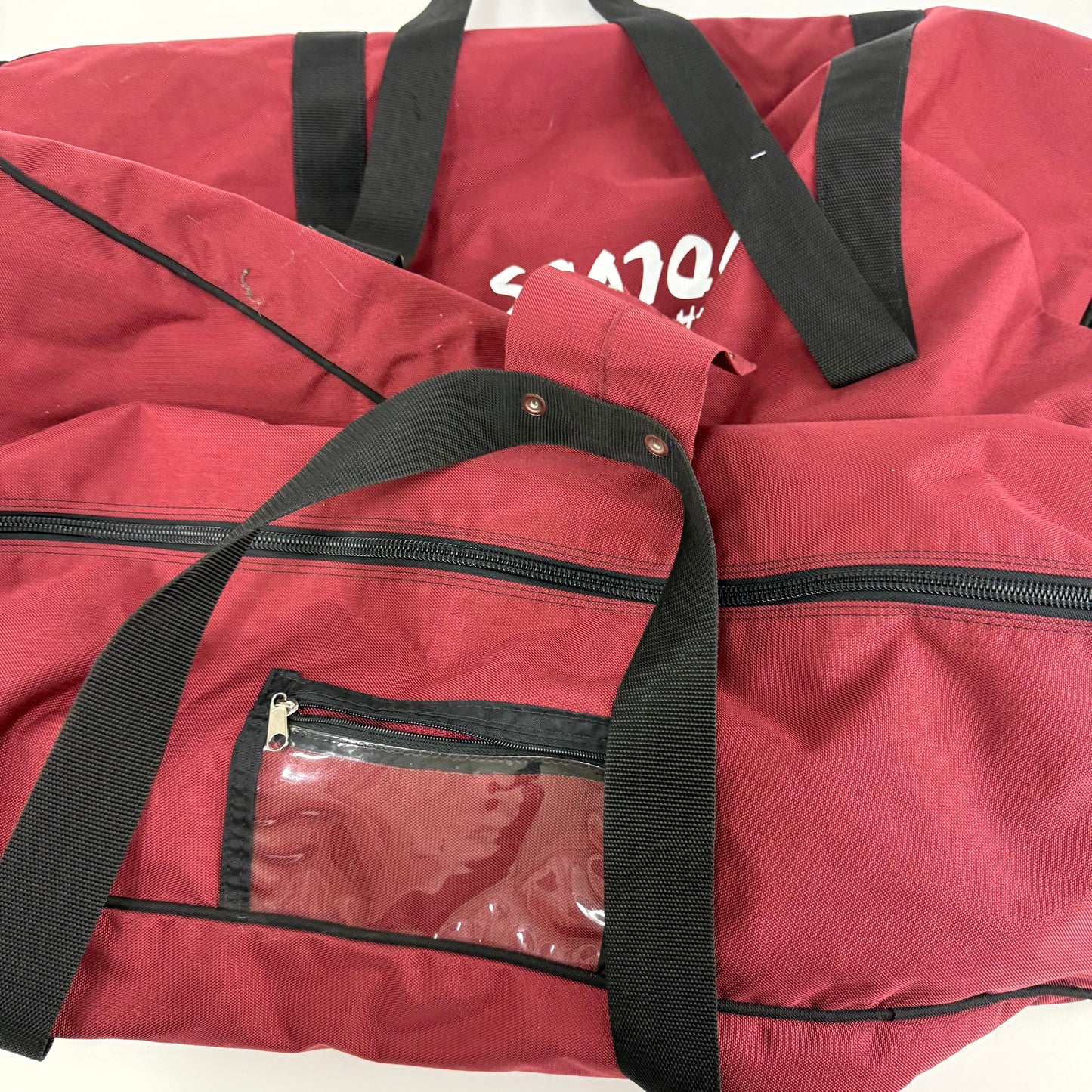 Used Maroon Chicago Wolves JRZ Player Hockey Bag | J651