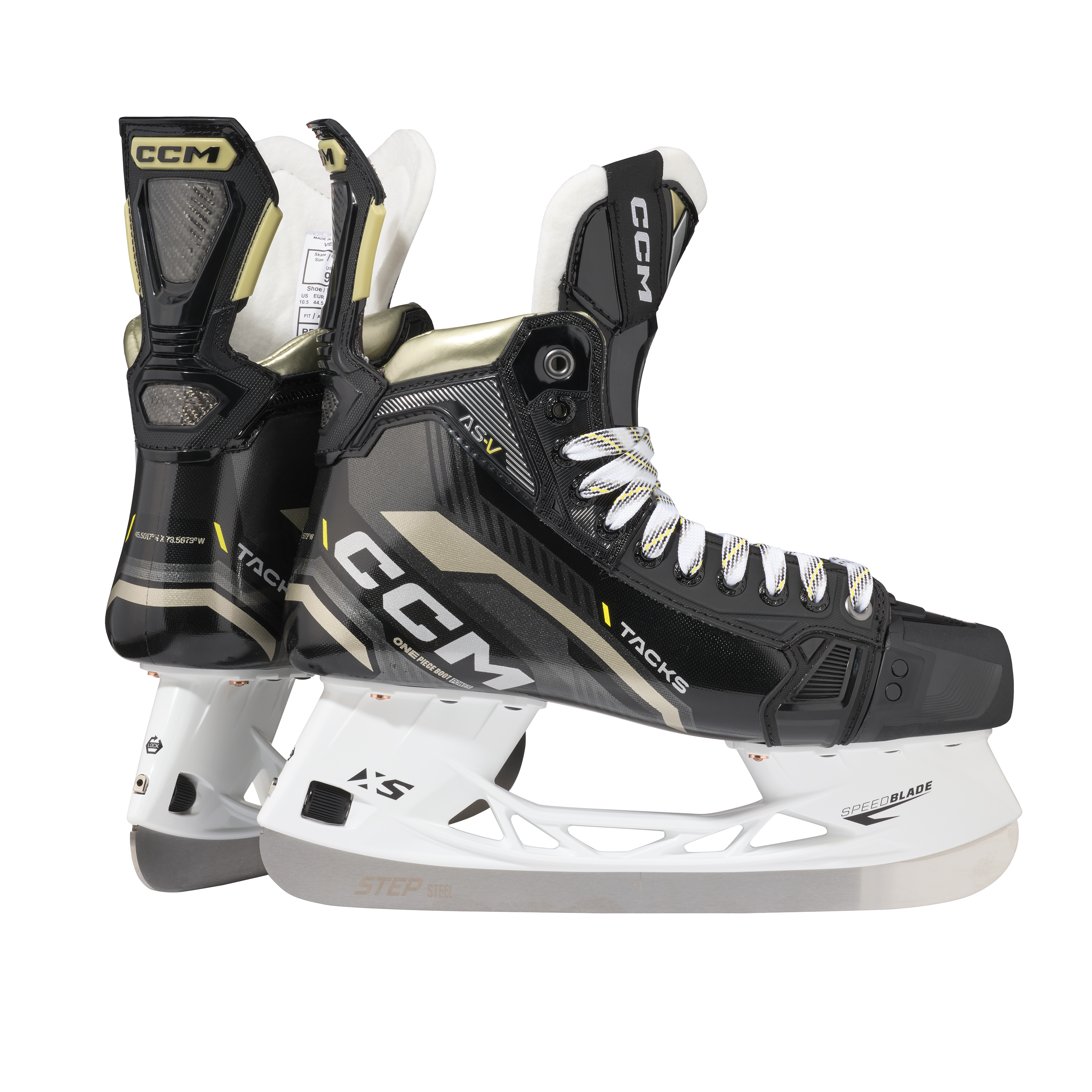 New CCM Tacks AS-V Skates | Size 12 Regular | #191520430054 - Top Flight Hockey