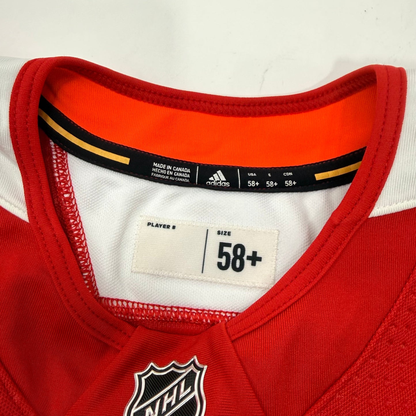 Used Red Chicago Blackhawks Adidas MIC Practice Jersey | Size 58+ - Top Flight Hockey