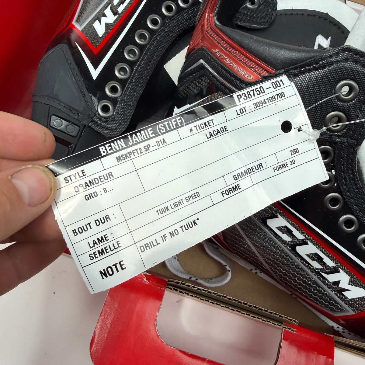 New CCM Jetspeed FT2 Skates | 8 D | Jamie Benn | M310 - Top Flight Hockey