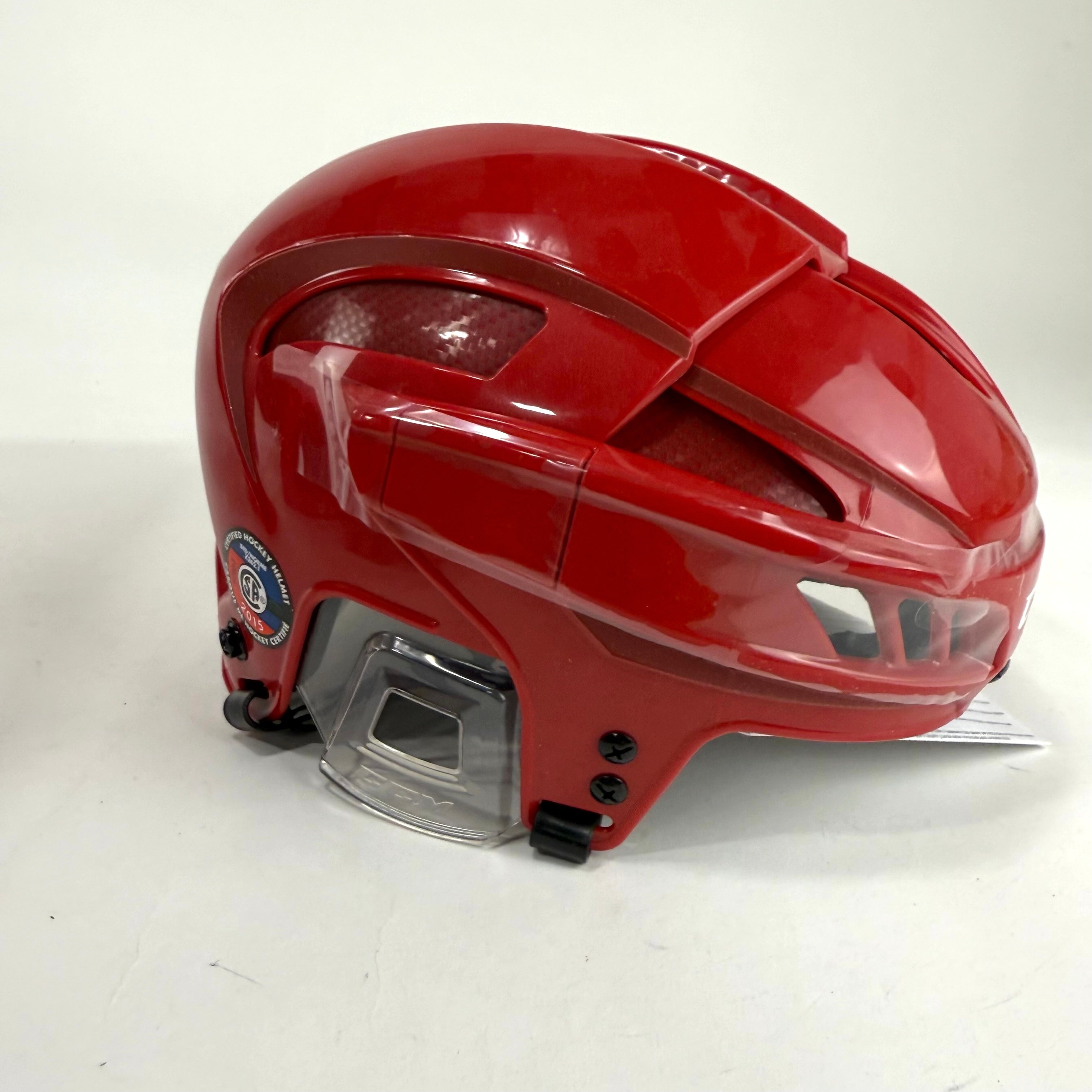 New Red CCM Fitlite Helmet | Medium - Top Flight Hockey