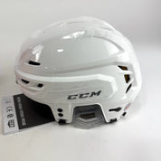 New White CCM Tacks 310 Helmet | Large - Top Flight Hockey