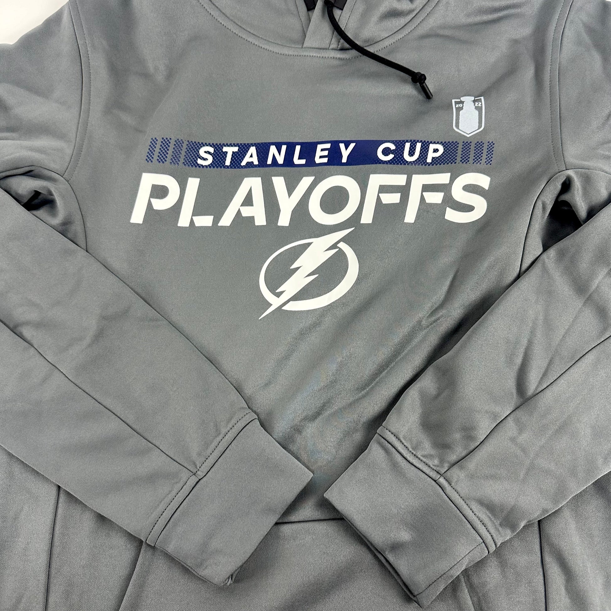 Brand New Grey Tampa Bay Lightning Fanatics Stanley Cup Playoffs 2022 Sweatshirt | #TBL282 - Top Flight Hockey