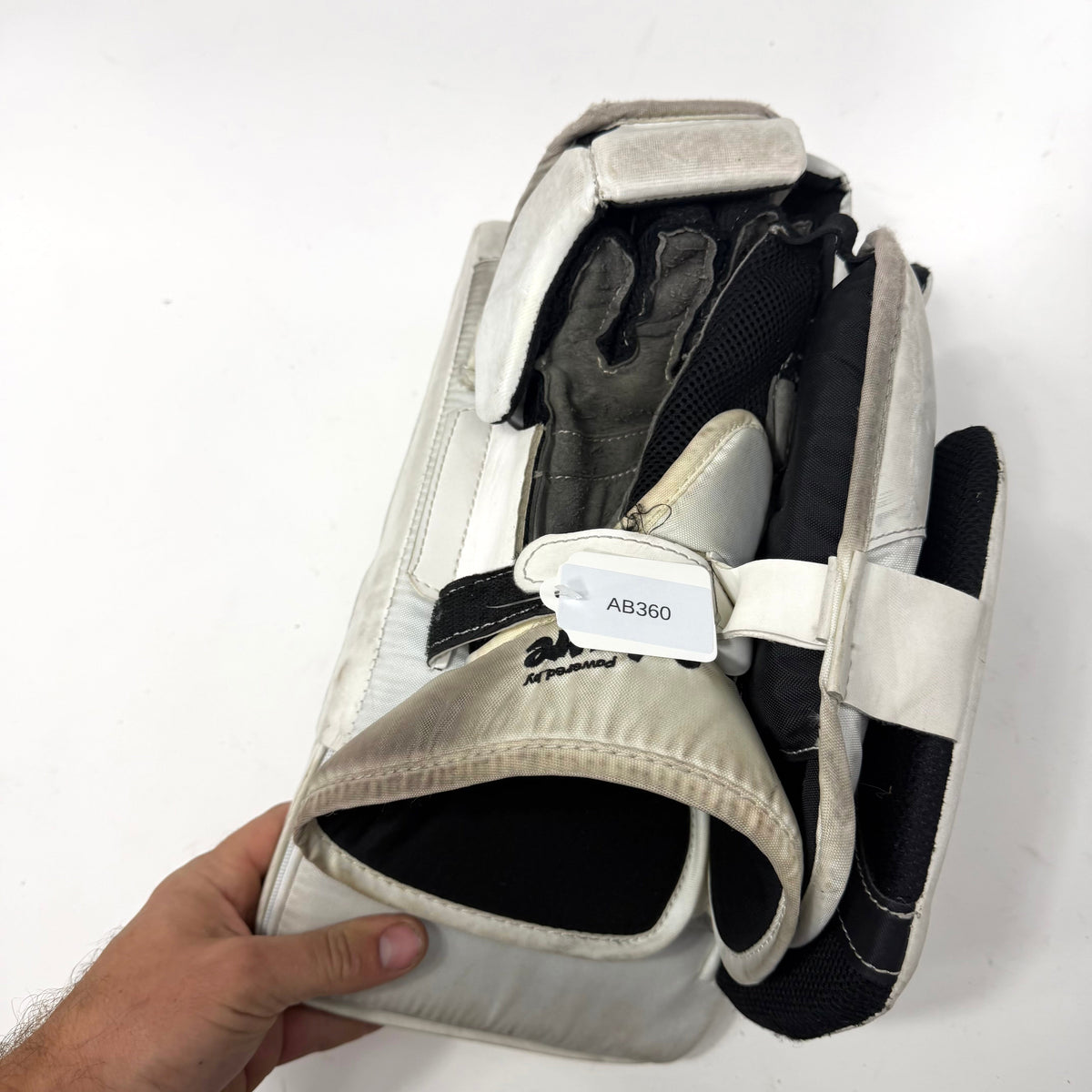 Used White Regular CCM Premier 2.9 Goalie Blocker | Intermediate | AB360