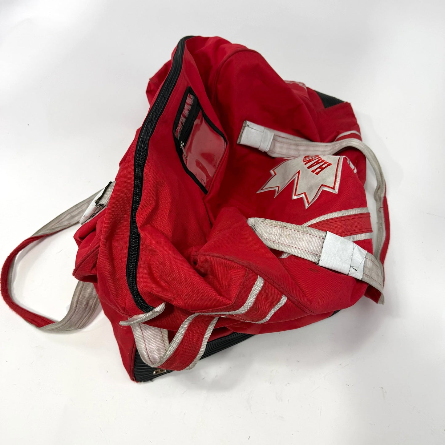 Used Red Elite Hockey Hamilton Huskies Player Bag | AB543
