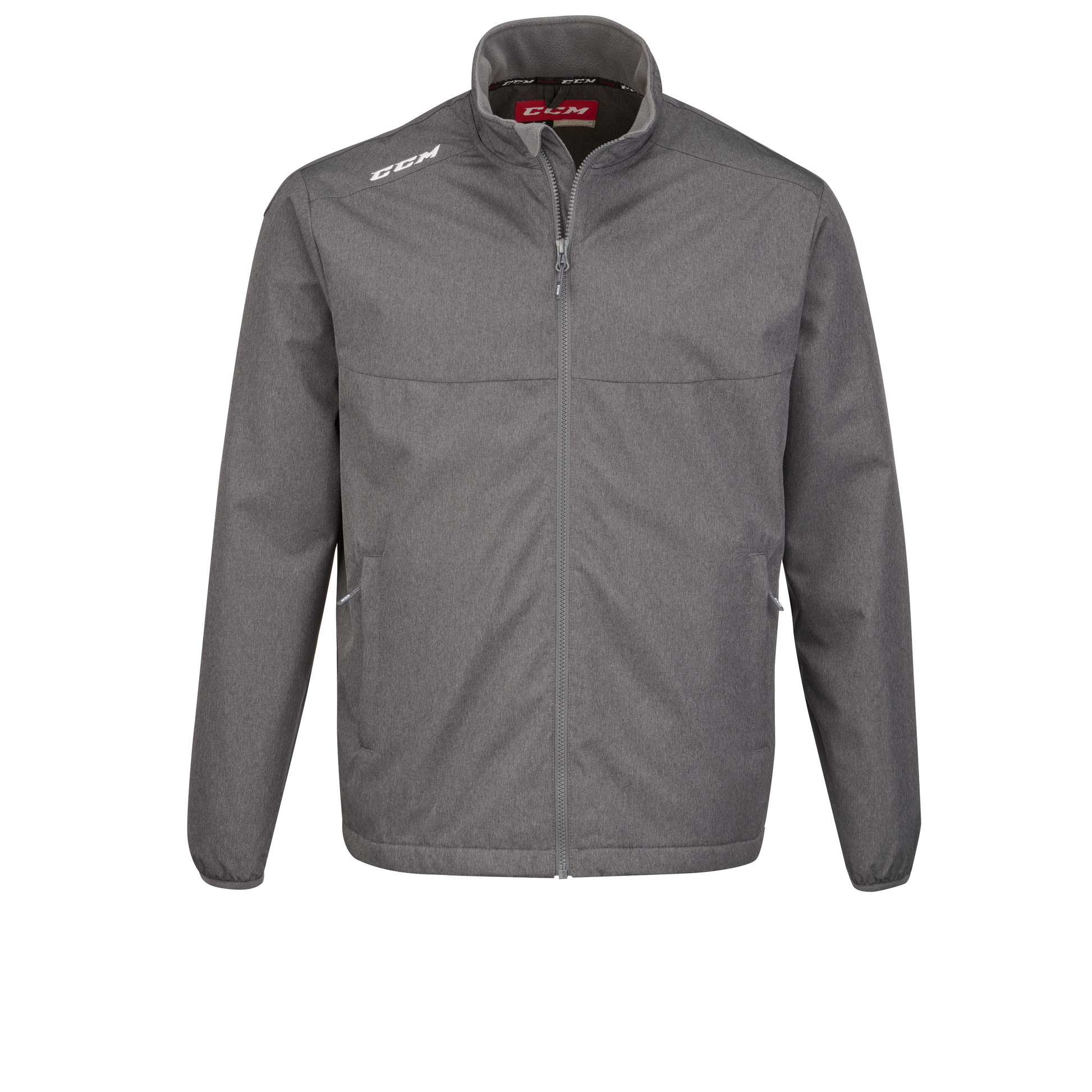 New CCM Dark Grey Mid Weight Jacket | Youth XL | #191520307714 - Top Flight Hockey
