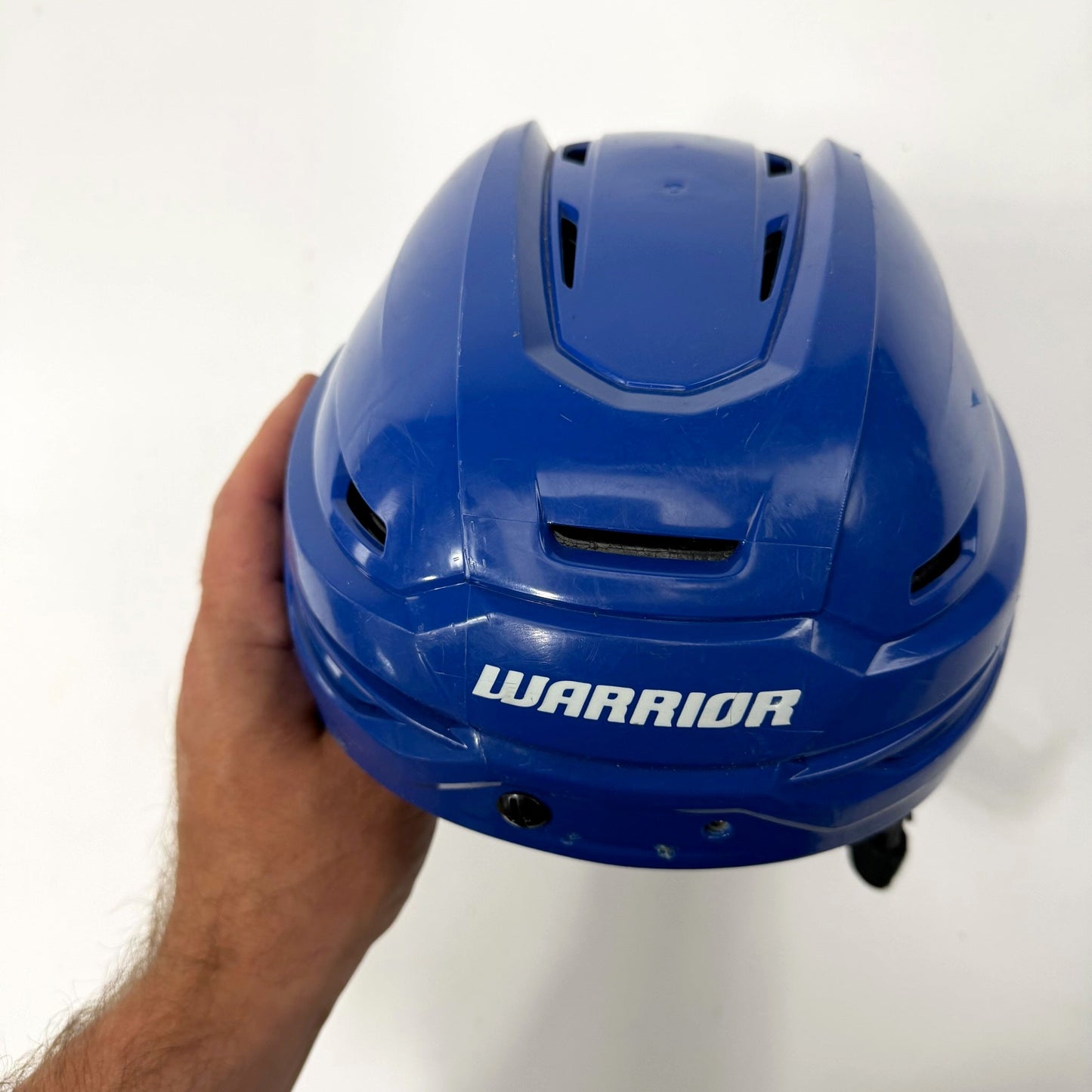 Used Royal Blue Warrior Alpha One Pro Helmet | Senior Medium | J120
