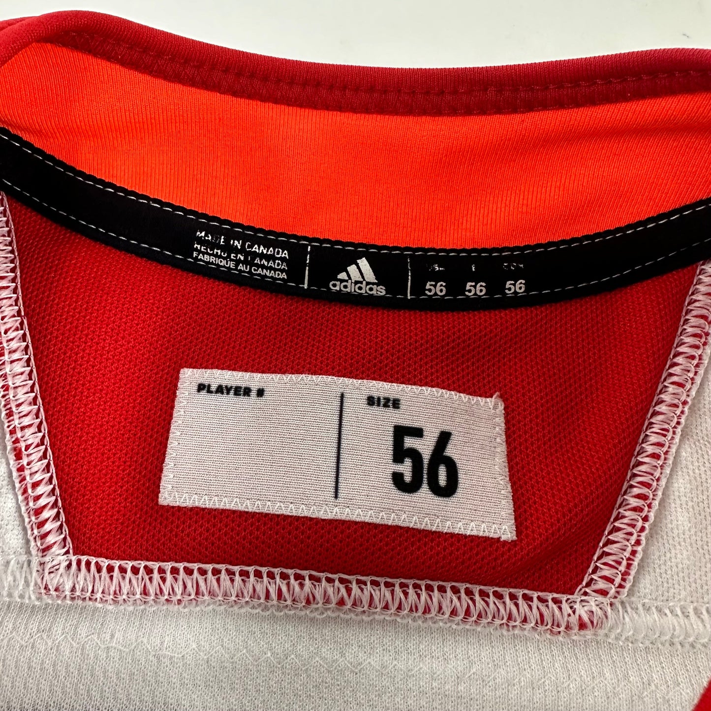 ROMEO #49 - White Chicago Blackhawks Camp / Practice Jersey - Adidas MIC Size 56