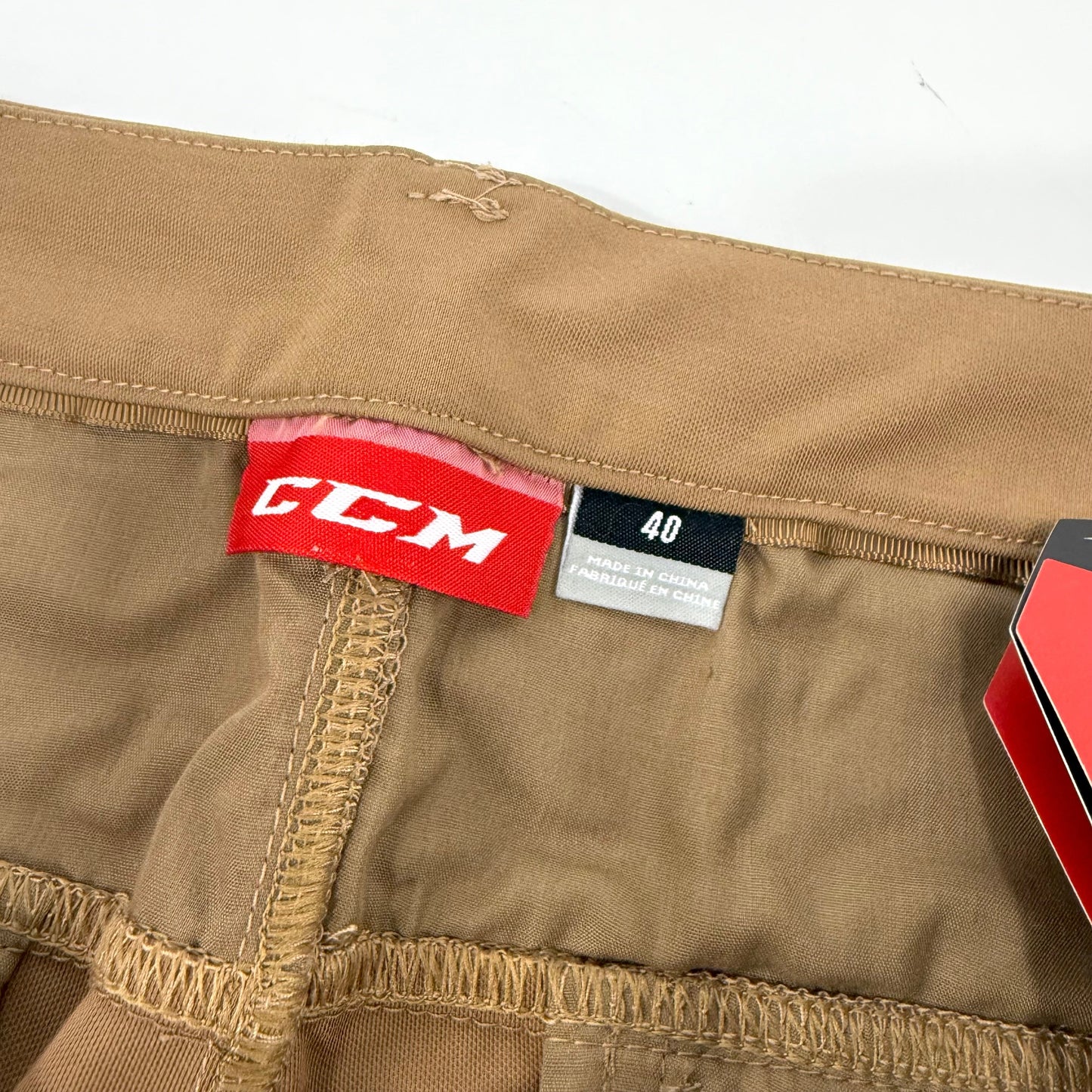 New Tan CCM Mens Travel Pant | 40" | #888600729824