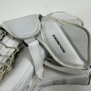 Used Vegas Knights White and Gold Bauer Supreme Ultra Sonic Glove | Full Right | Thompson | 590