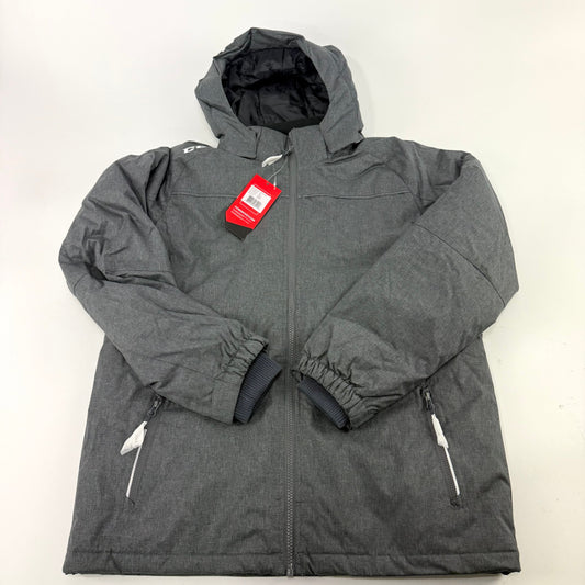 New Dark Grey CCM Youth Team Winter Jacket | Youth XL | #888600282916 - Top Flight Hockey