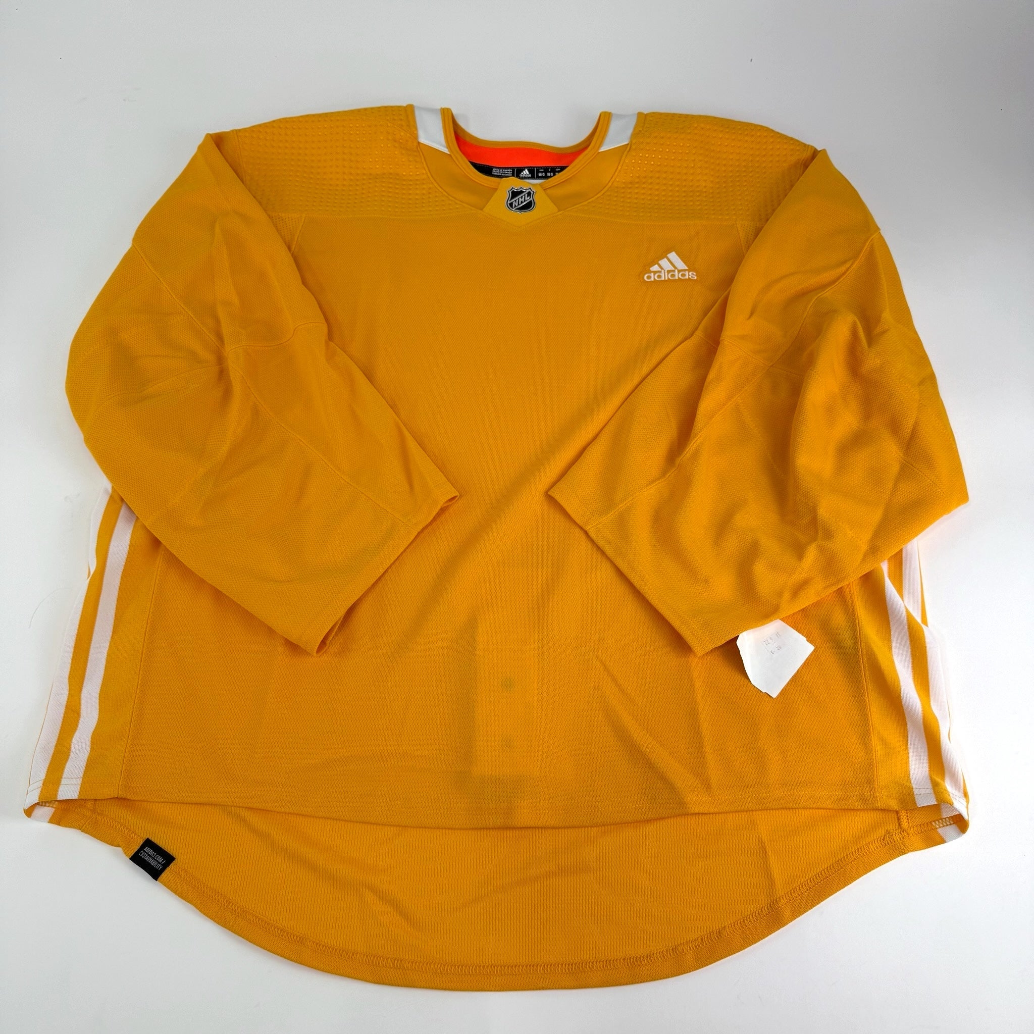 Brand New MIC PrimeGreen Yellow Adidas Practice Jersey - Size 58G - Top Flight Hockey