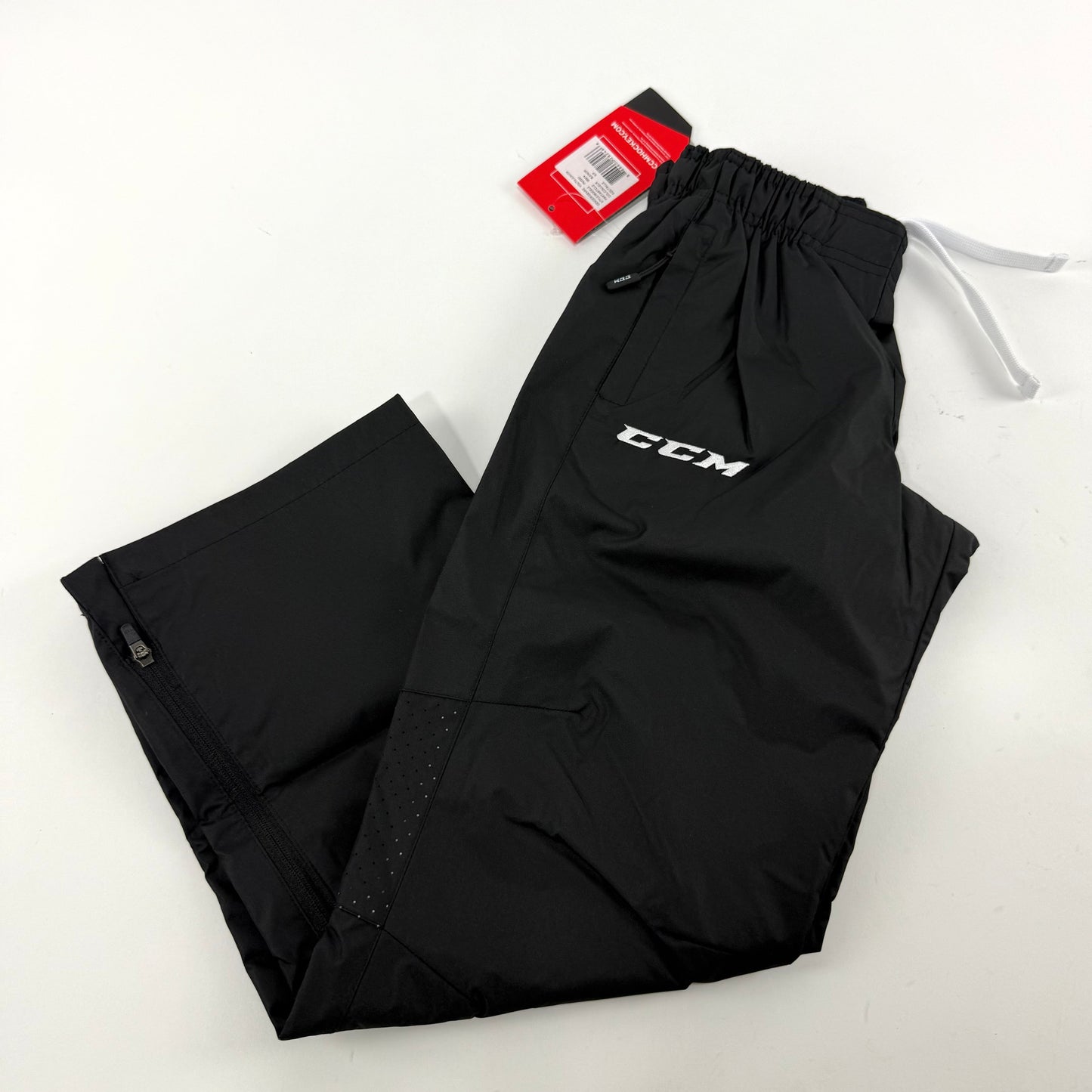 New Black CCM Youth Premium Hockey Warm Up Pant | Youth S | #888600282466