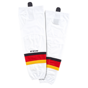 Brand New - Calgary Flames Away CCM Quicklite 8000 Hockey Socks - Senior - Top Flight Hockey