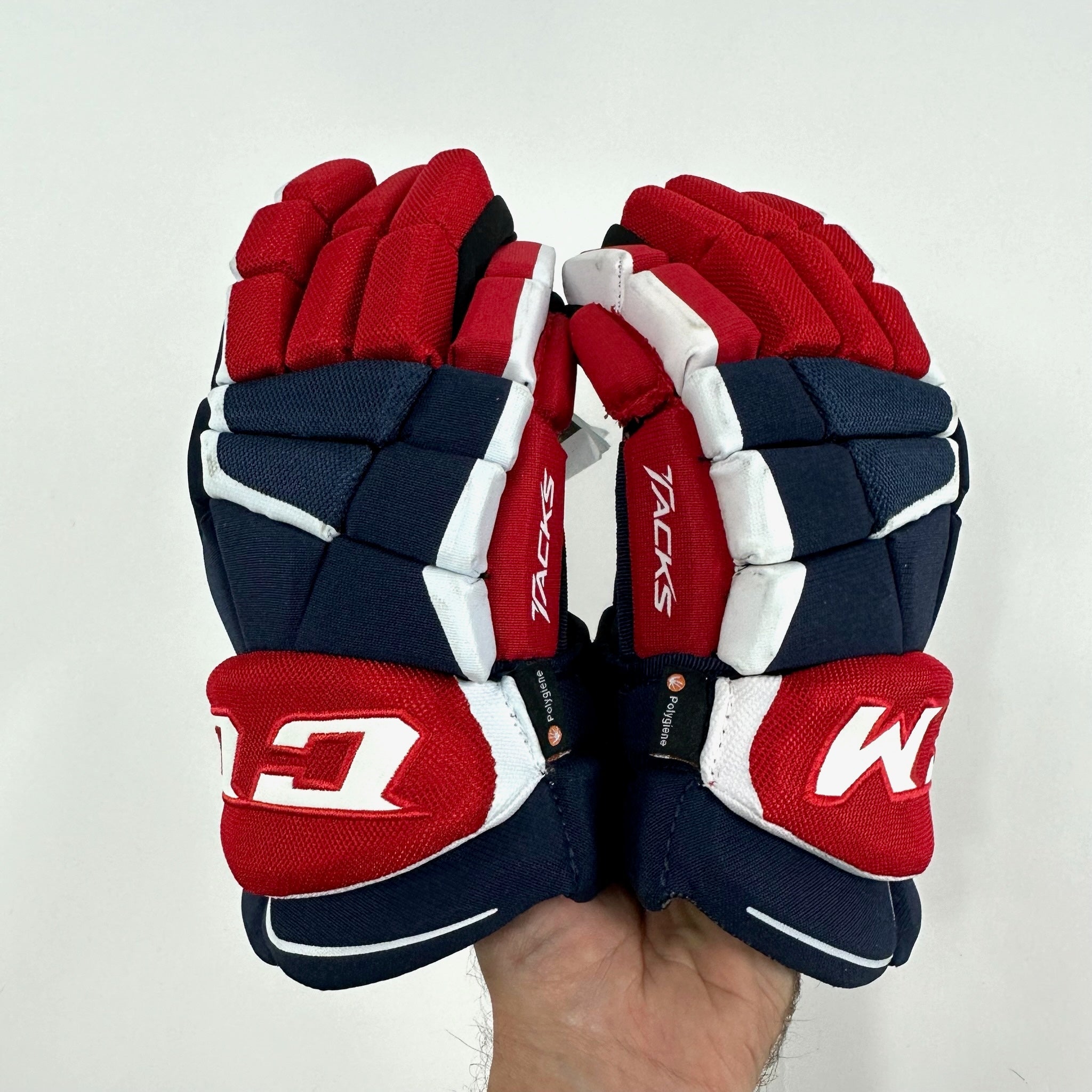 Brand New CCM Tacks 9060 12" Navy / Red / White Gloves