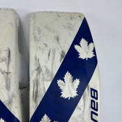 Used Toronto Maple Leafs Bauer Vapor Hyperlite Goalie Pads | Hutchininson | 35+1"